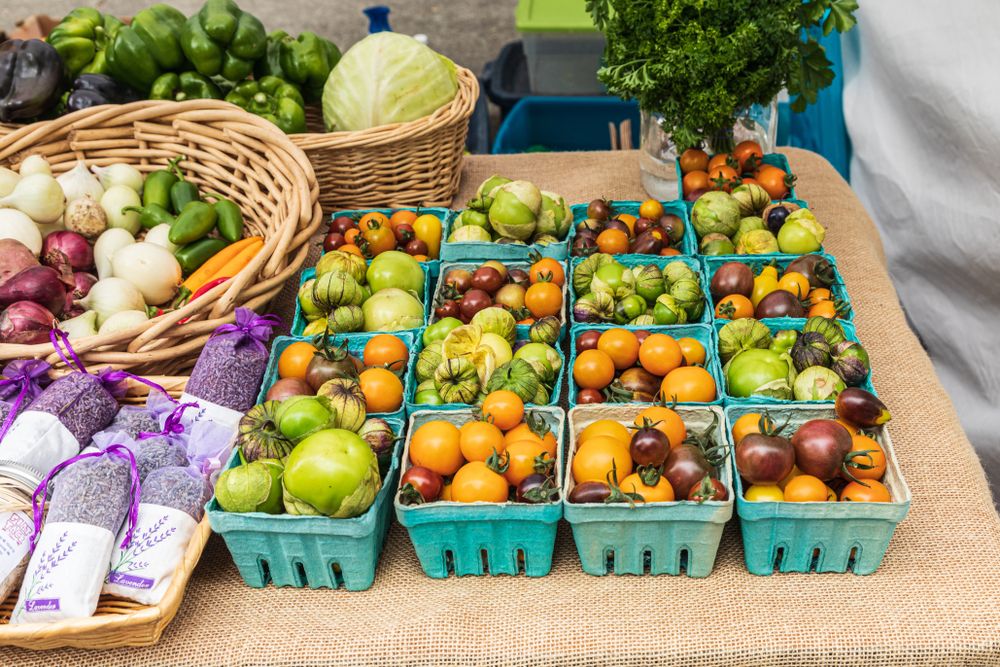 Fresh produce at Vancouver Farmers Market