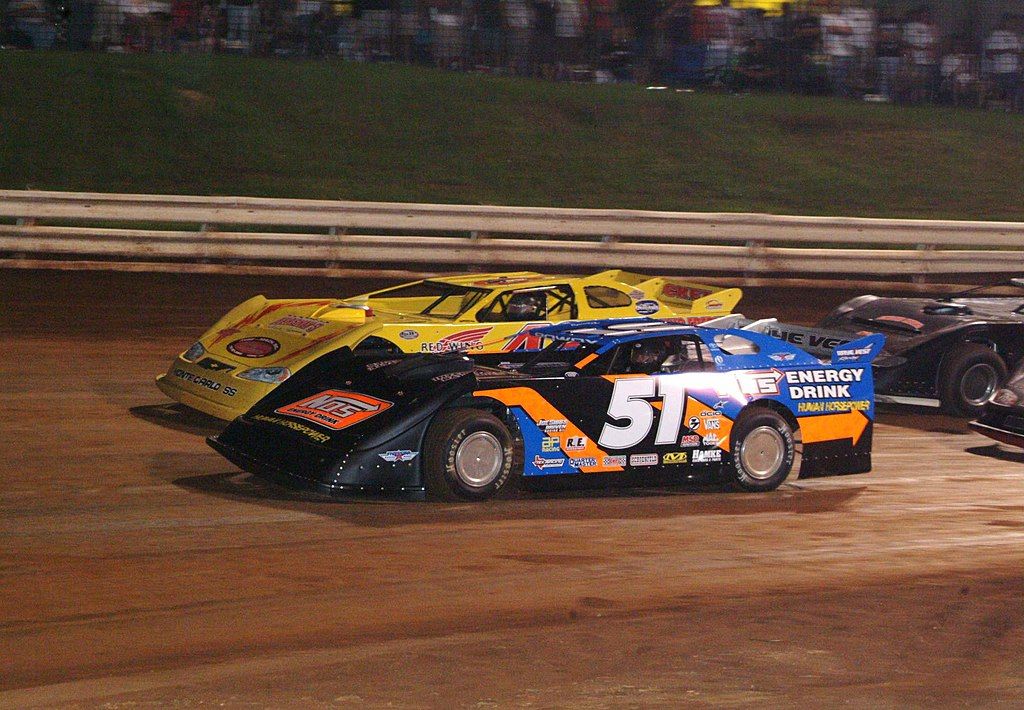 A race at Williams Grove Speedway