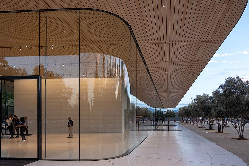 Facade of Apple Park Visitor Center
