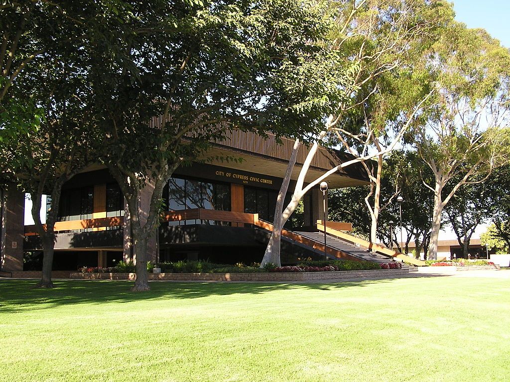 Exterior of Cypress Civic Center