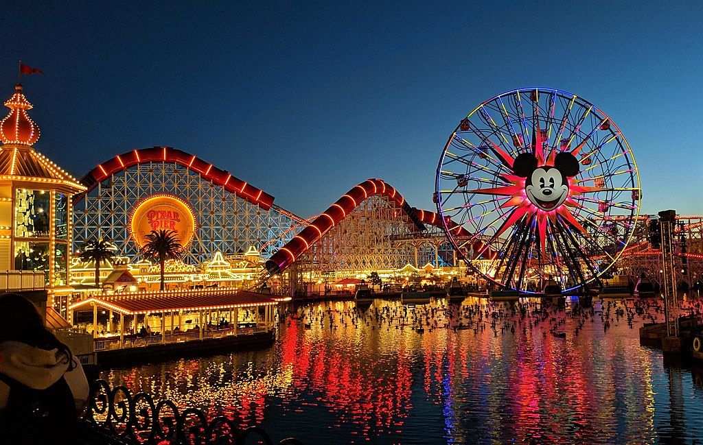 Paradise pier at Disney California Adventure Park