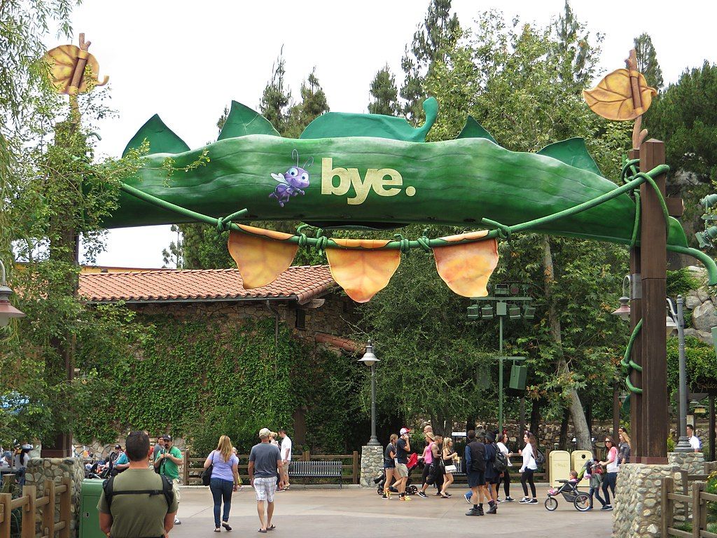 A Bug's Life land at Disney California Adventure Park
