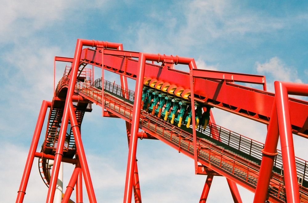 Rollercoaster at Knott's Berry Farm
