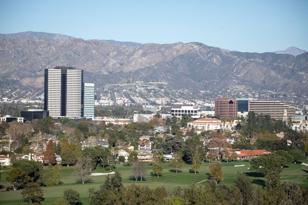 Aerial view of Lakeside Golf Club