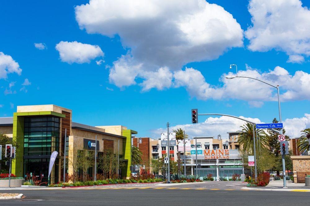 Entrance to the Main Street Cupertino