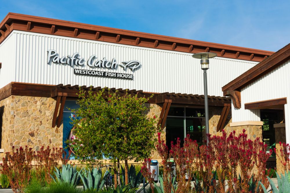 Exterior of a fish house at Main Street Cupertino