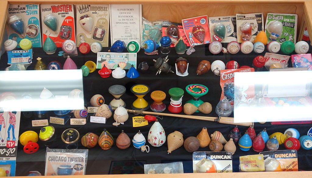 Yo-yo collection in the National Yo-Yo Museum