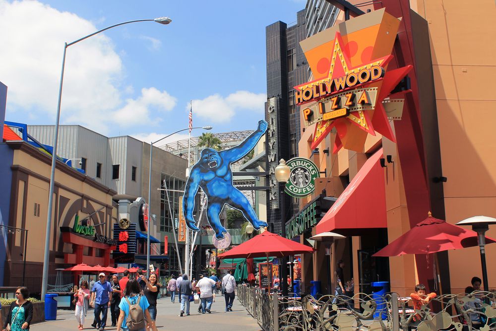 Street scene at Universal Studios Hollywood