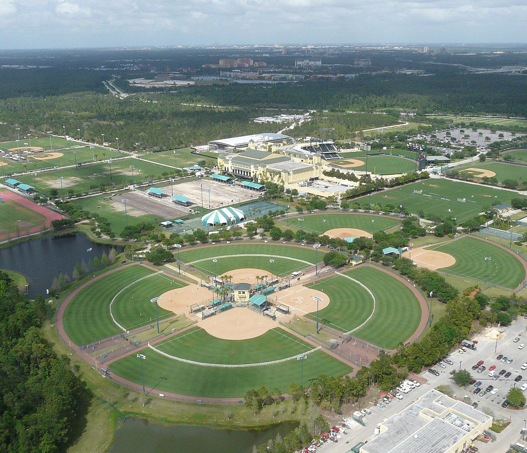 Aerial view of ESPN Wide World of Sports Complex