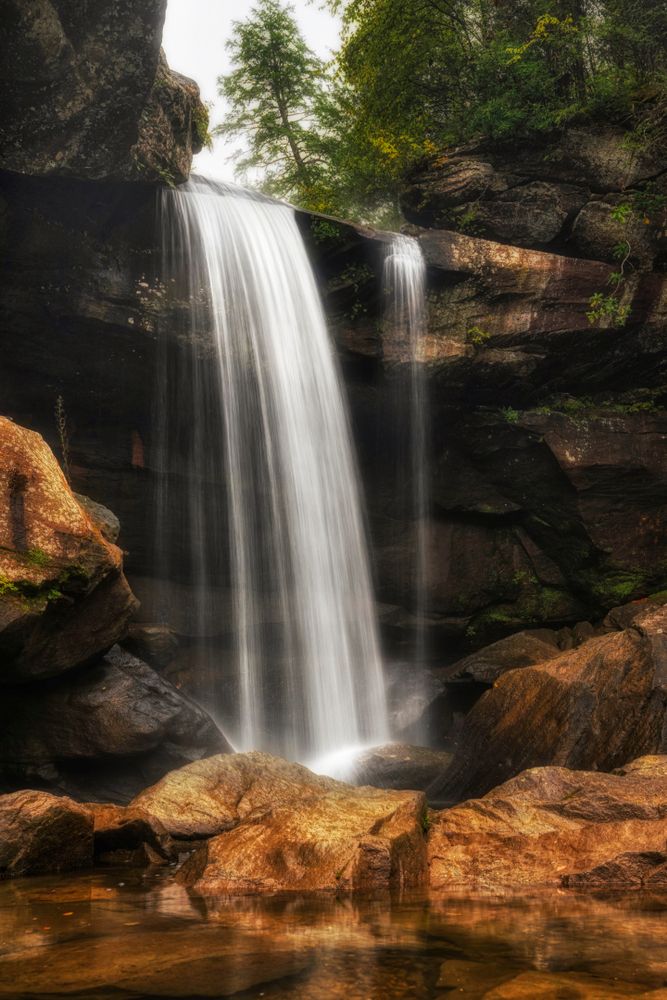 View of the gorgeous Eagle Falls