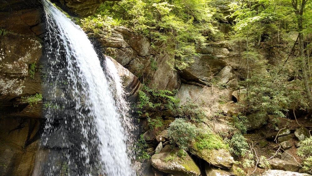 Rushing waters of Eagle Falls
