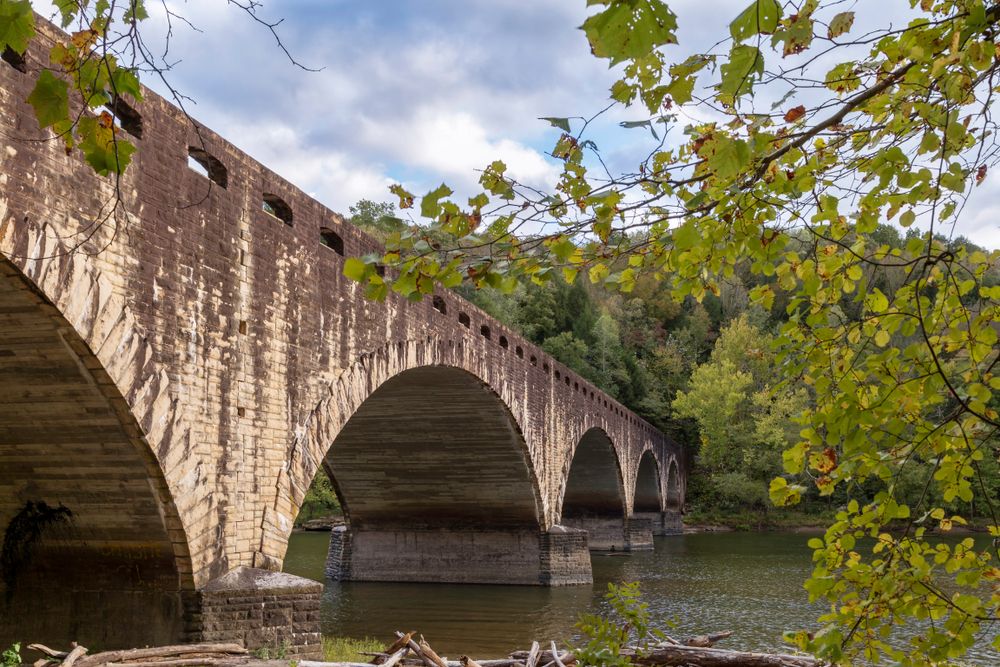 An old bridge at Cumberland Falls State Park