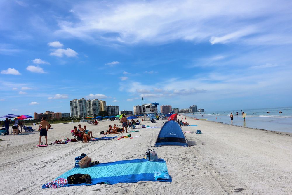 People at Sand Key Park