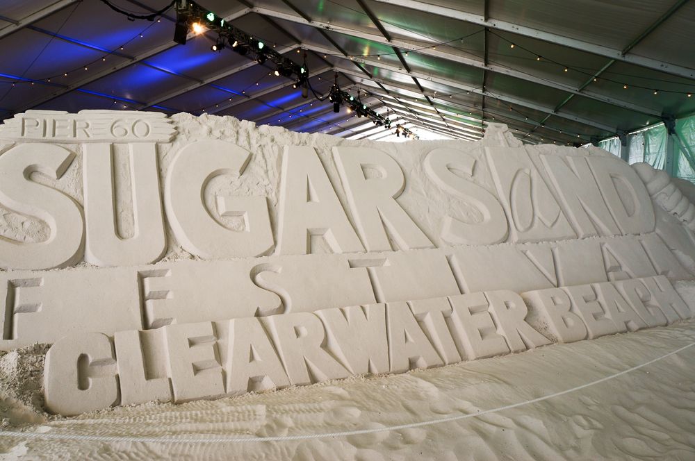 San sculpture of Sugar Sand Festival