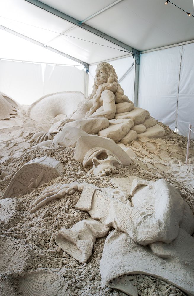 San sculptures at Sugar Sand Festival