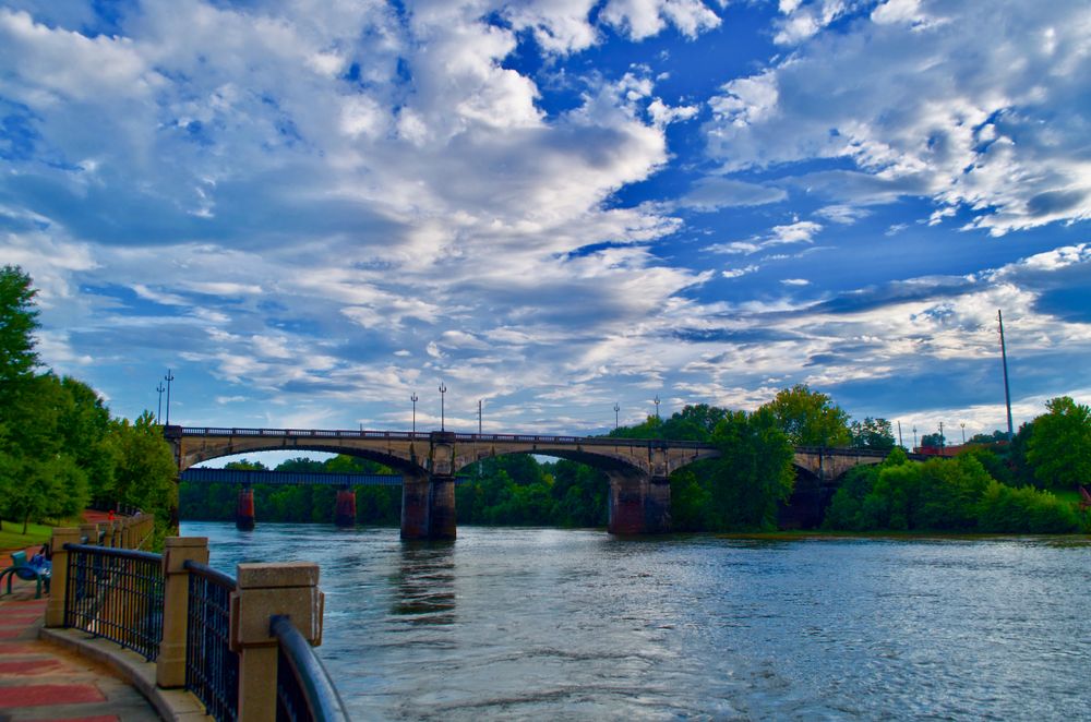 View of a bridge from Chattahoochee RiverWalk