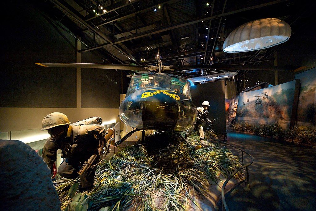 Vietnam war exhibit in the National Infantry Museum and Soldier Center
