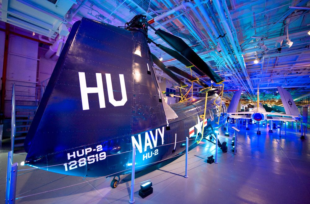 Navy display in Intrepid Sea, Air & Space Museum