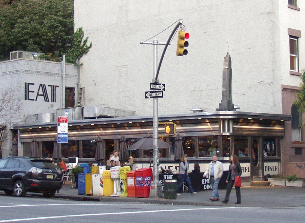 View of the Empire Diner from across the street