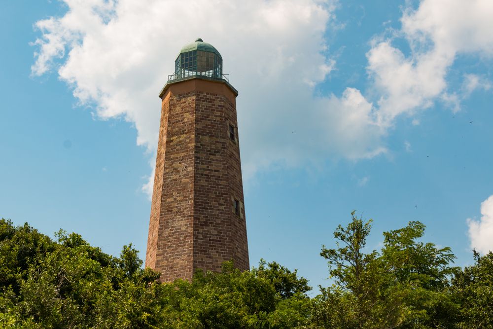The old Cape Henry Lighthouse
