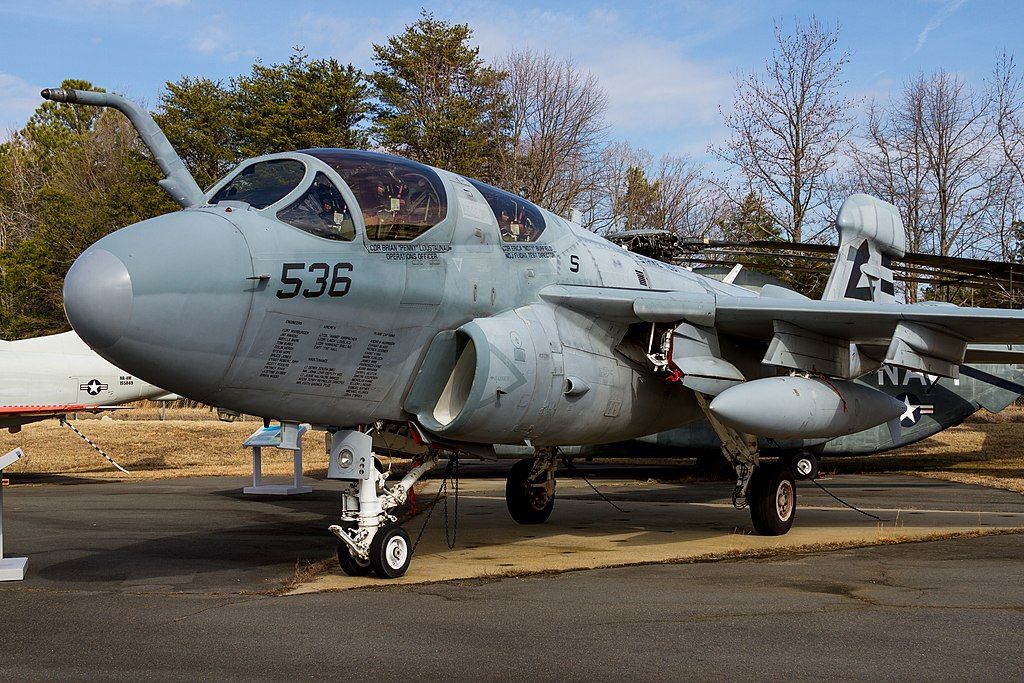 An aircraft in Patuxent River Naval Air Museum