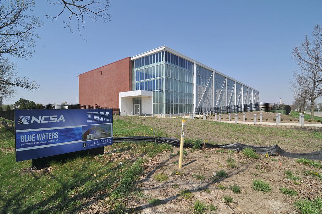 Exterior of Blue Waters Super Computer
