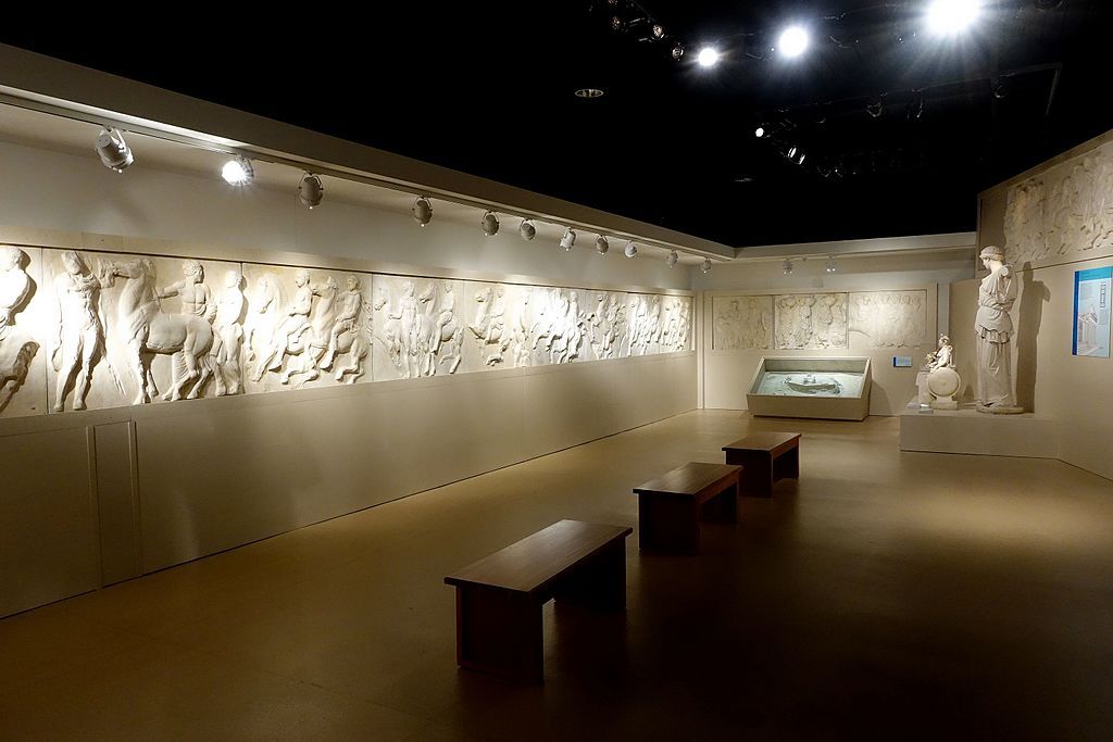 Wall exhibit in Spurlock Museum