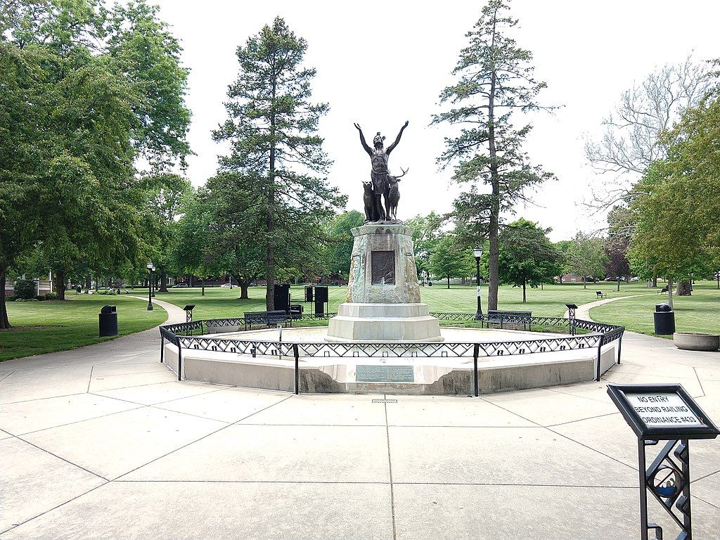 The grounds of West Side Park