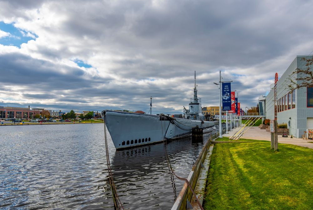 View of Wisconsin Maritime Museum at Manitowoc