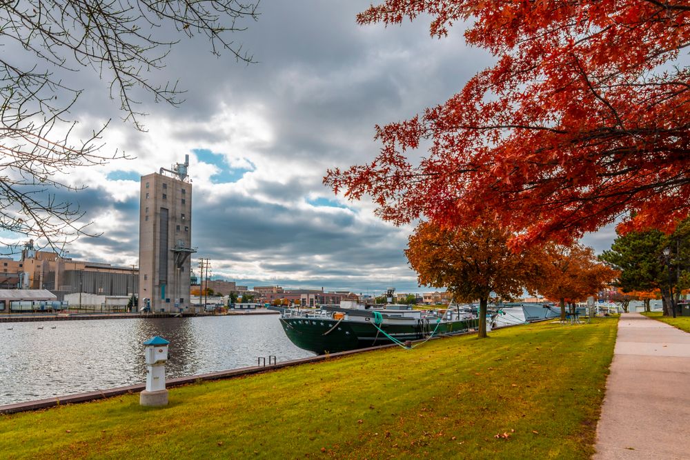 View of Wisconsin Maritime Museum at Manitowoc