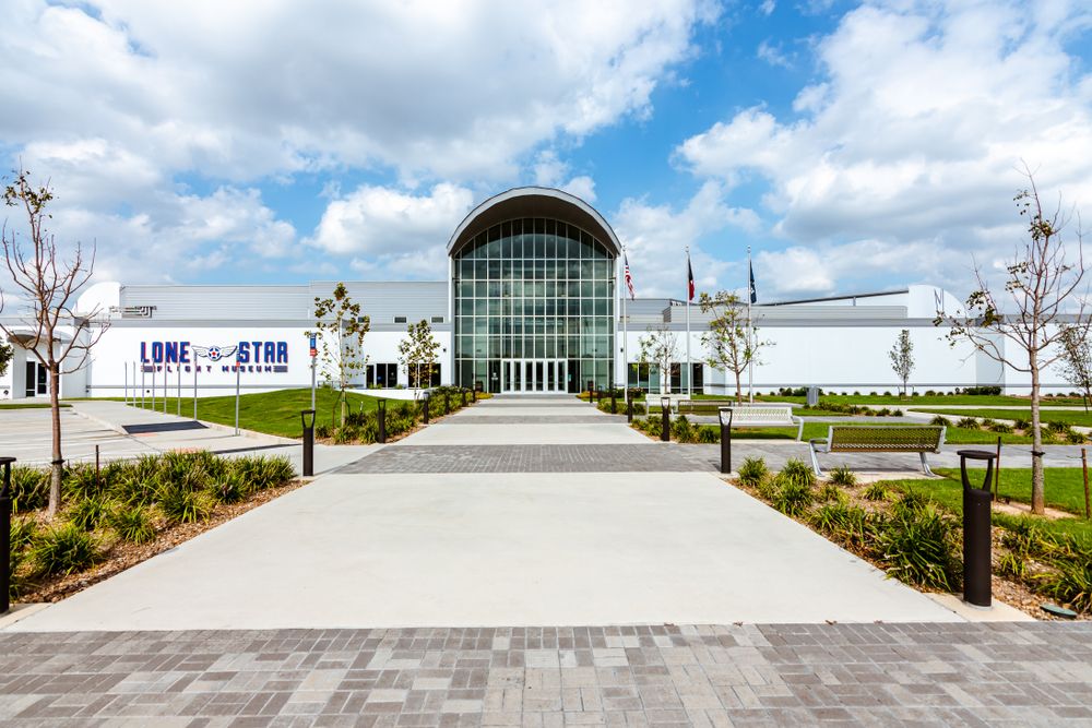 Exterior of Lone Star Flight Museum