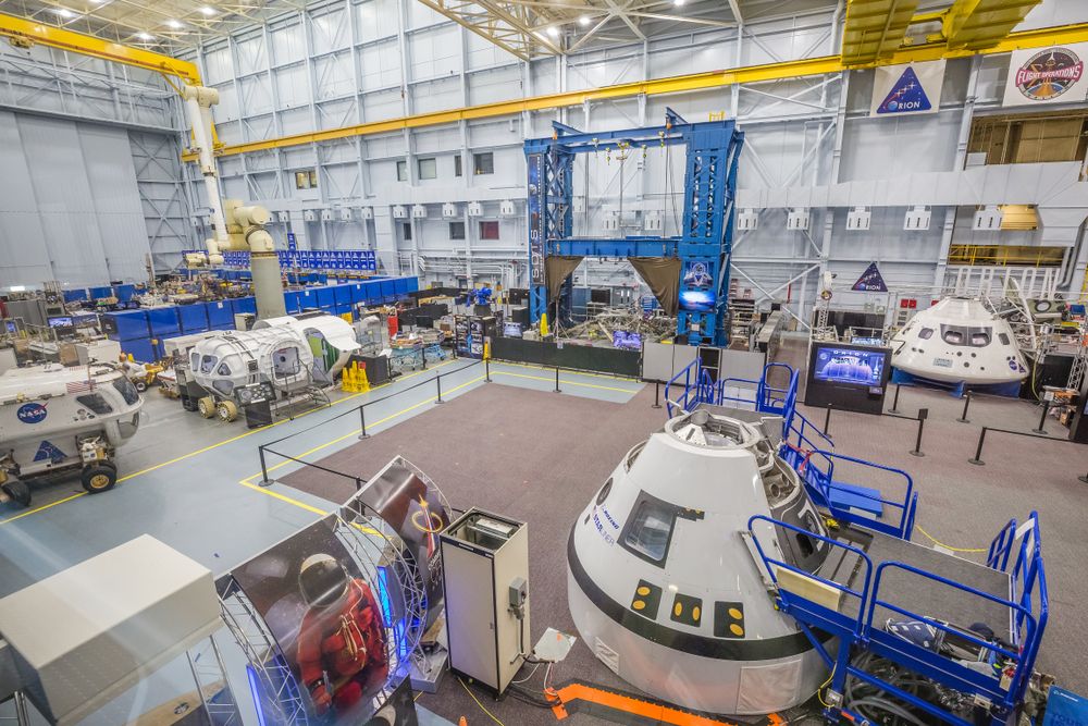 Interior of Lyndon B. Johnson Space Center