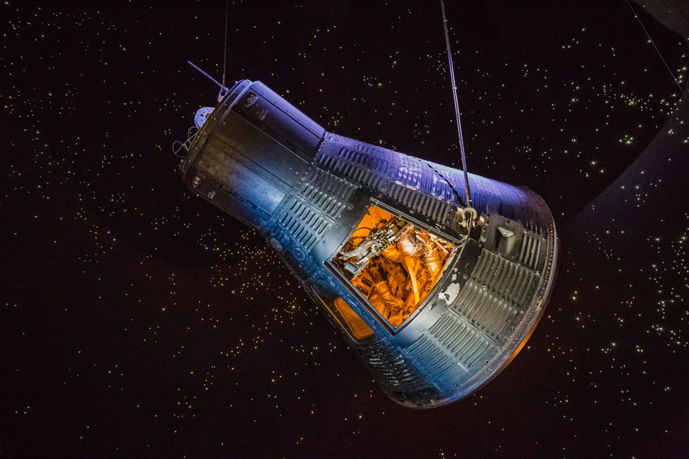 Mercury 9 "Faith 7" capsule in Starship Gallery