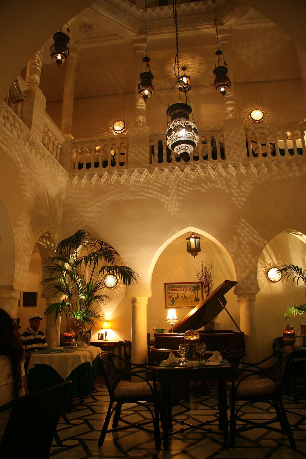 Interior of Rick's Café