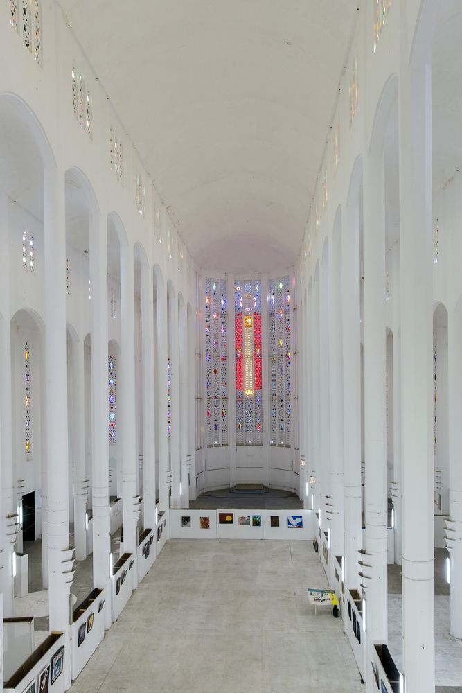 Interior of Sacred Heart church