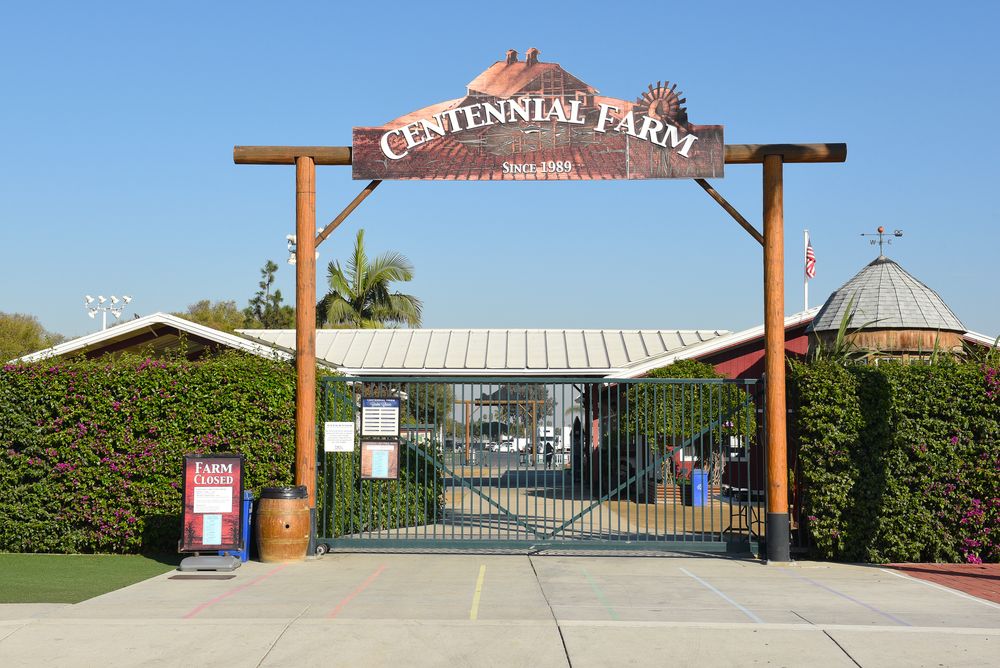 Entrance gate of Centennial Farm