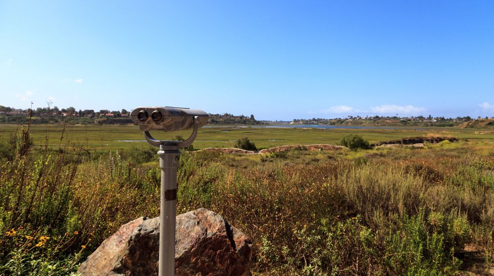 Telescope viewer at Upper Newport Bay Nature Preserve