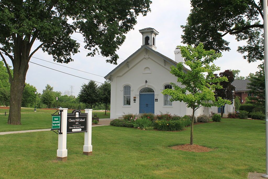 Exterior of Cherry Hill School