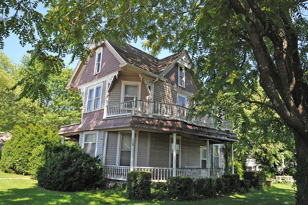 Exterior of the George B. Hamilton house