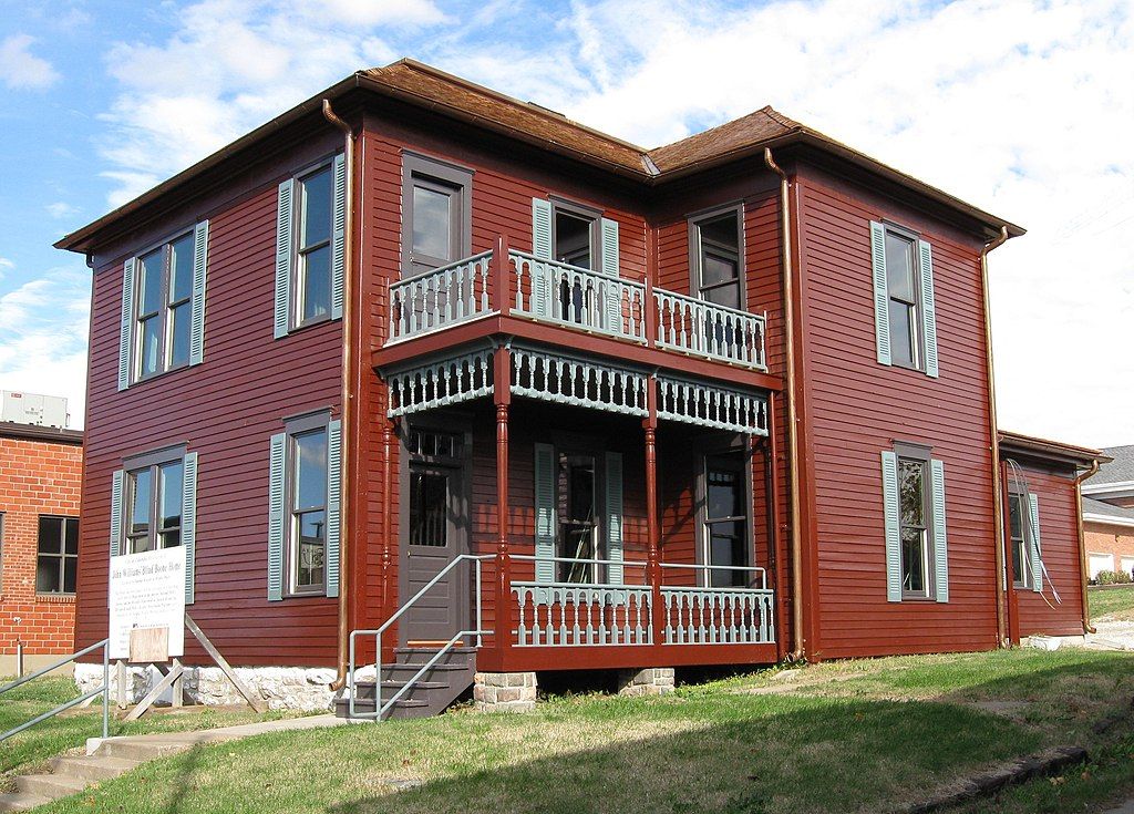Exterior of the J.W. Blind Boone Home
