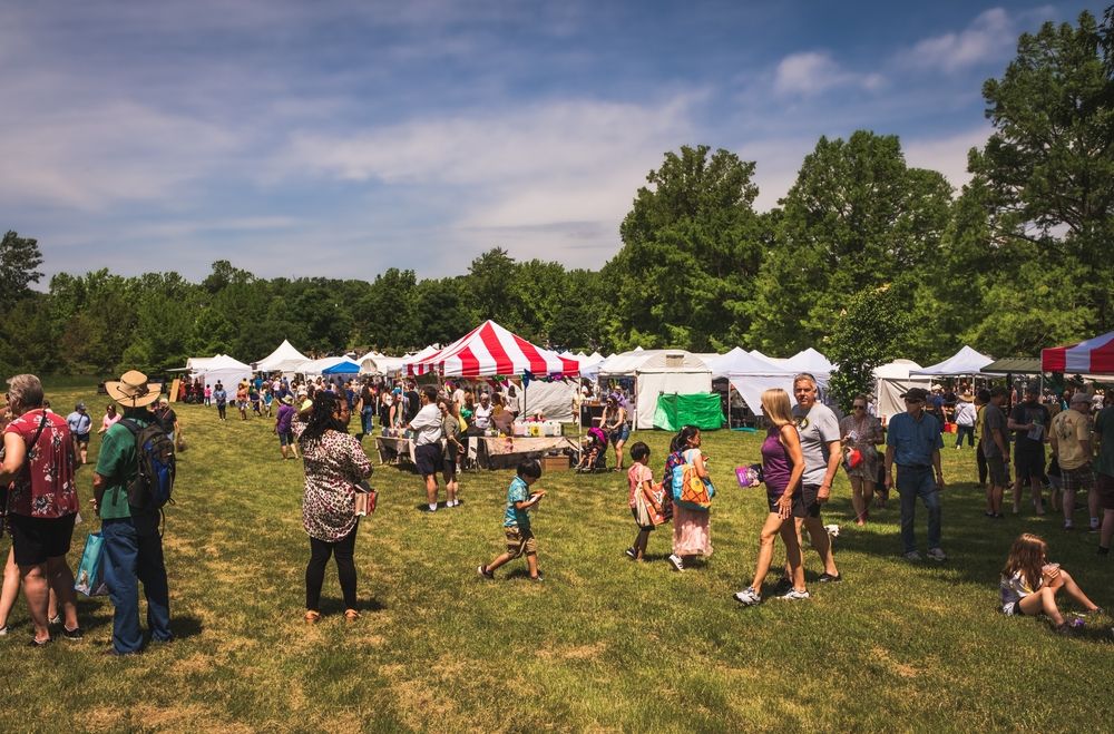 A festival at Stephens Lake Park