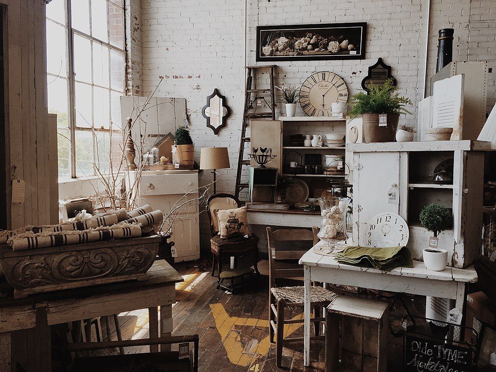 Antique items in the Depot at Gibson Mill
