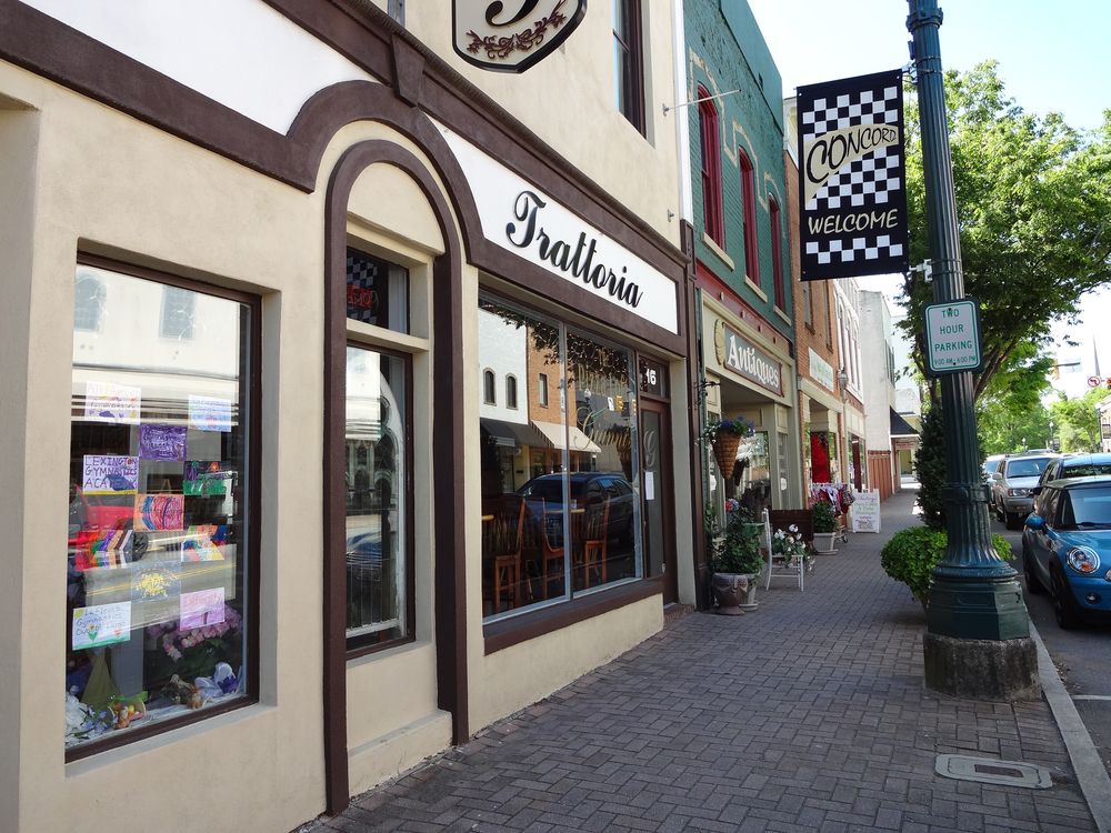 Shops along Downtown Concord