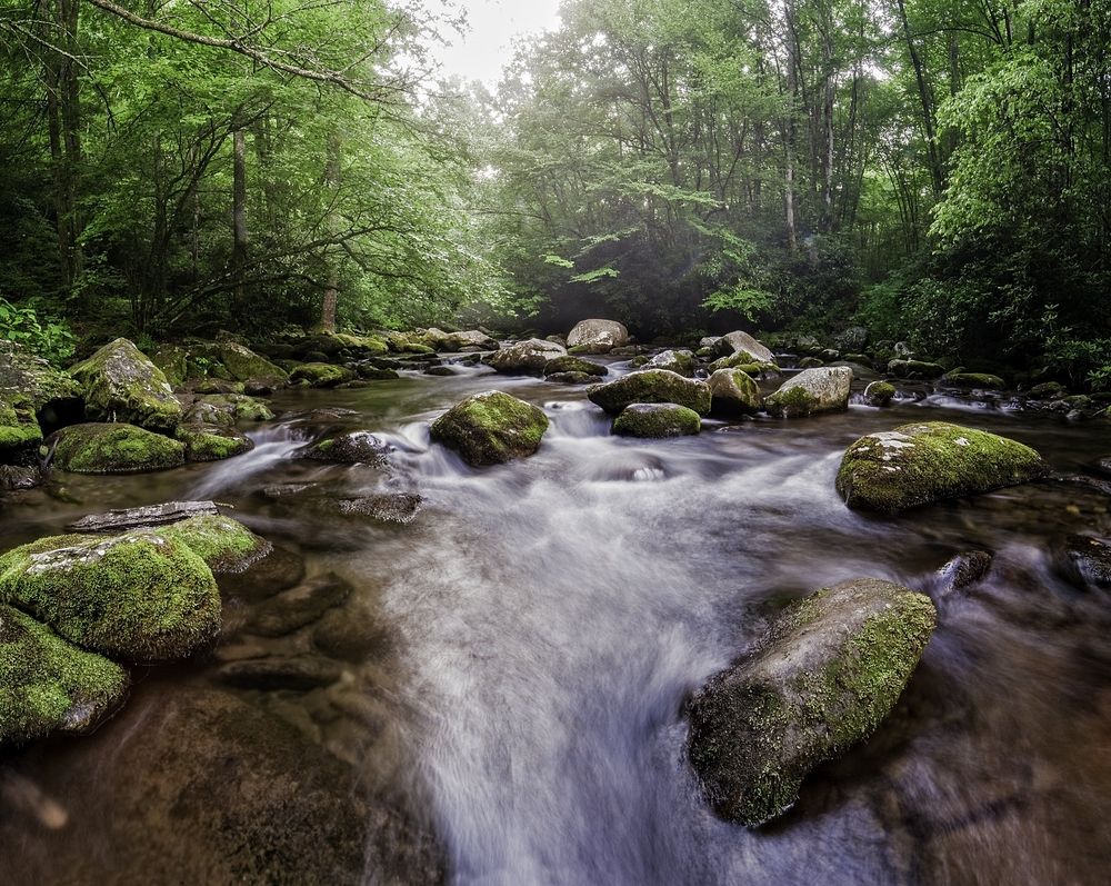 Downstream at Oconaluftee River