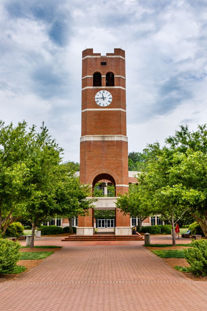 Alumni tower in Western Carolina University