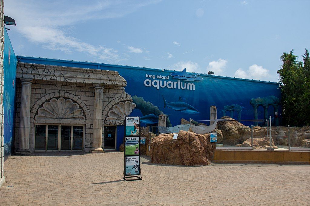 Exterior of Long Island Aquarium and Exhibition Center