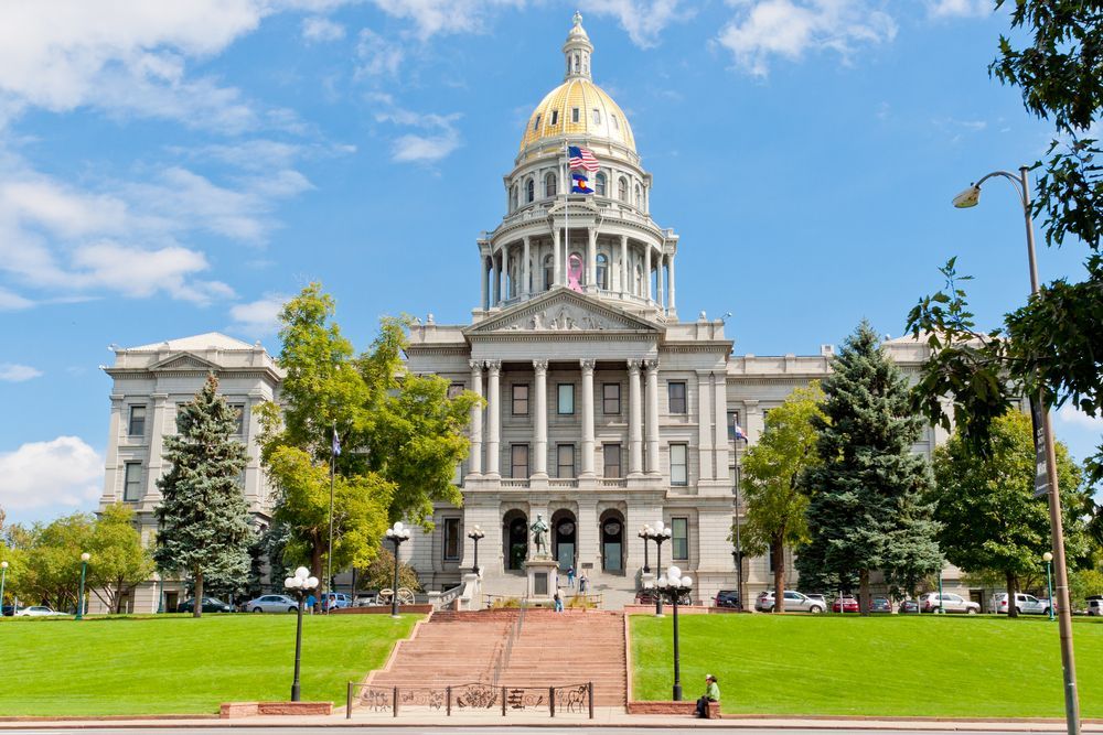 Exterior of Colorado State Capitol