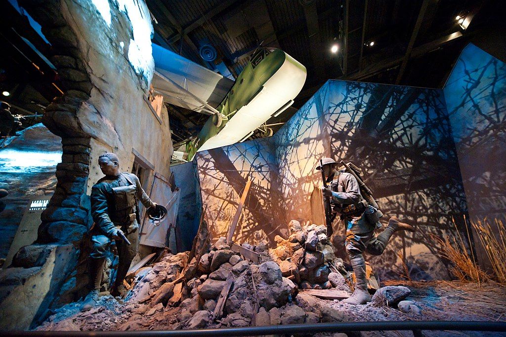 The battle of soissons exhibit in National Infantry Museum