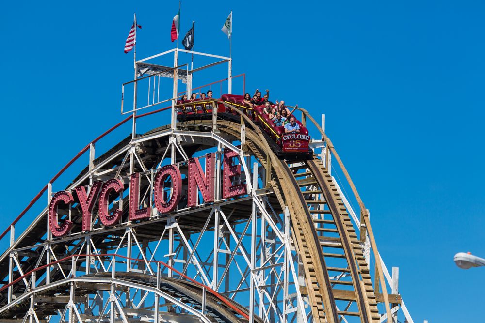 Rollercoaster at Luna Park