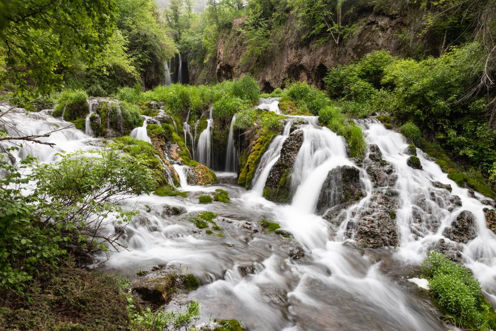 Aerial view of Spearfish Canyon